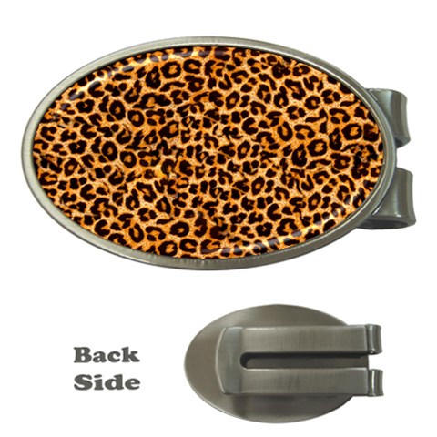 Leopard Money Clip (Oval) from ArtsNow.com Front