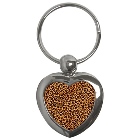 Leopard Key Chain (Heart) from ArtsNow.com Front