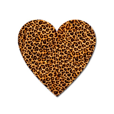 Leopard Magnet (Heart) from ArtsNow.com Front