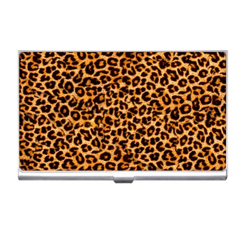 Leopard Business Card Holder from ArtsNow.com Front