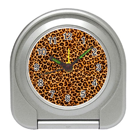 Leopard Travel Alarm Clock from ArtsNow.com Front