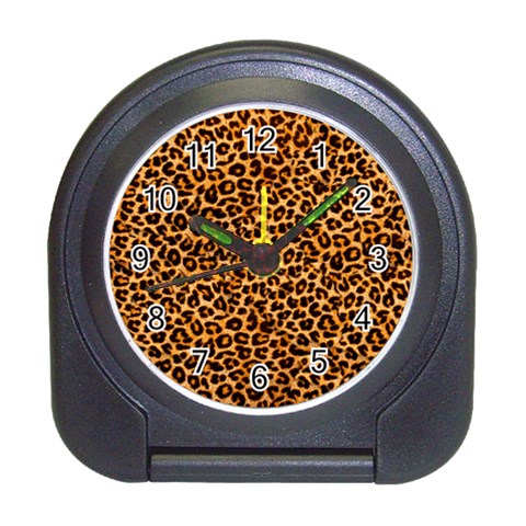 Leopard Travel Alarm Clock from ArtsNow.com Front