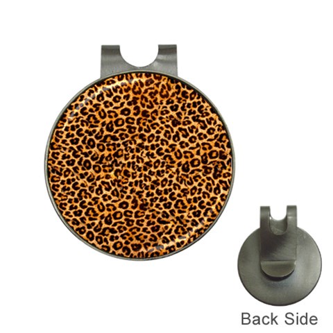 Leopard Golf Ball Marker Hat Clip from ArtsNow.com Front