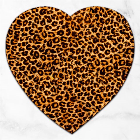 Leopard Jigsaw Puzzle (Heart) from ArtsNow.com Front