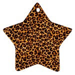 Leopard Star Ornament (Two Sides)