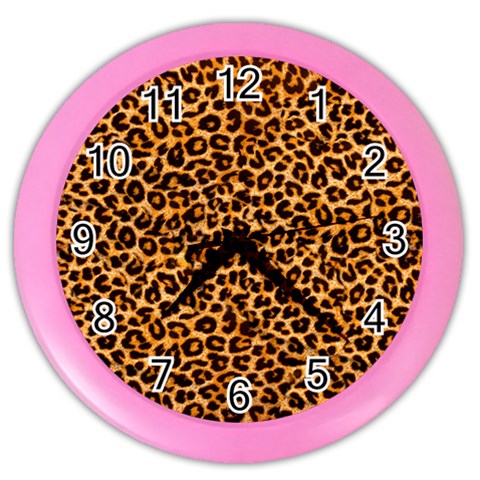 Leopard Color Wall Clock from ArtsNow.com Front