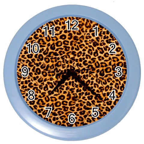 Leopard Color Wall Clock from ArtsNow.com Front