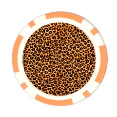 Leopard Poker Chip Card Guard from ArtsNow.com Back