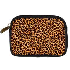 Leopard Digital Camera Leather Case from ArtsNow.com Front