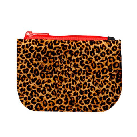 Leopard Mini Coin Purse from ArtsNow.com Front