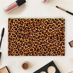 Leopard Cosmetic Bag (Large) from ArtsNow.com Back