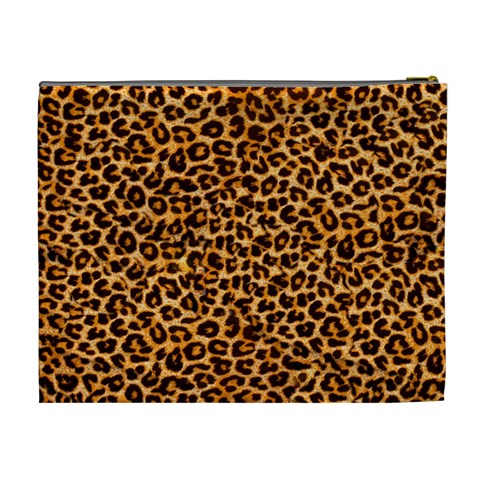 Leopard Cosmetic Bag (XL) from ArtsNow.com Back