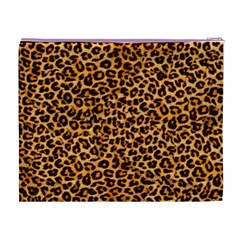 Leopard Cosmetic Bag (XL) from ArtsNow.com Back