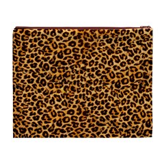 Leopard Cosmetic Bag (XL) from ArtsNow.com Back