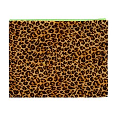 Leopard Cosmetic Bag (XL) from ArtsNow.com Back