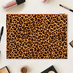 Leopard Cosmetic Bag (XL) from ArtsNow.com Back