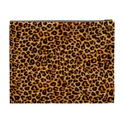 Leopard Cosmetic Bag (XL) from ArtsNow.com Back