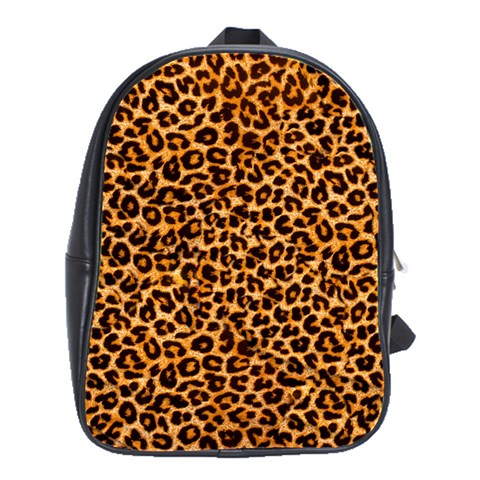 Leopard School Bag (Large) from ArtsNow.com Front