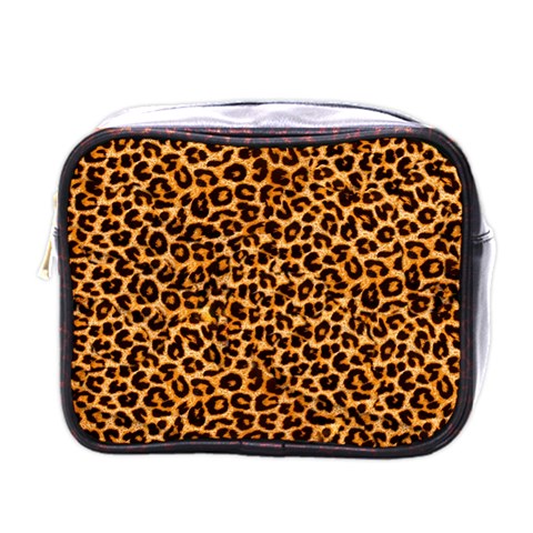 Leopard Mini Toiletries Bag (One Side) from ArtsNow.com Front