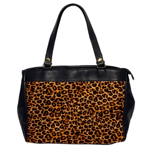 Leopard Oversize Office Handbag (One Side) from ArtsNow.com Front