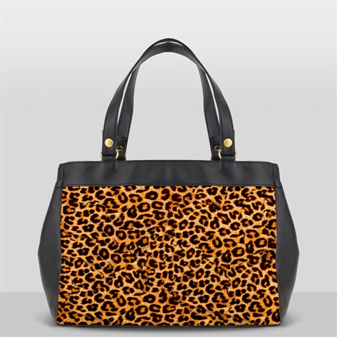 Leopard Oversize Office Handbag (Two Sides) from ArtsNow.com Front