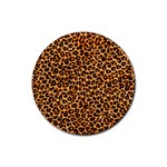 Leopard Rubber Round Coaster (4 pack)