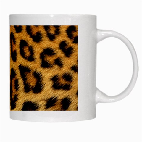 Cheetah White Mug from ArtsNow.com Right