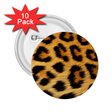 Cheetah 2.25  Button (10 pack) from ArtsNow.com Front