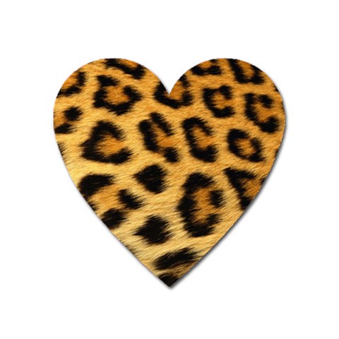 Cheetah Magnet (Heart) from ArtsNow.com Front