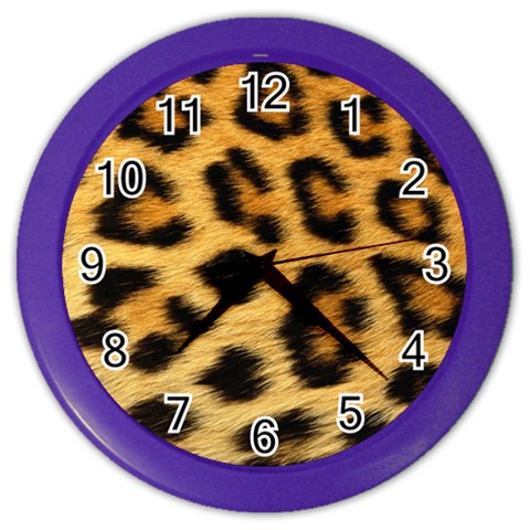 Cheetah Color Wall Clock from ArtsNow.com Front