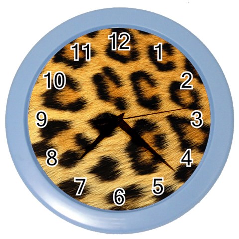 Cheetah Color Wall Clock from ArtsNow.com Front