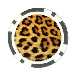 Cheetah Poker Chip Card Guard from ArtsNow.com Front