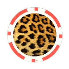 Cheetah Poker Chip Card Guard from ArtsNow.com Front