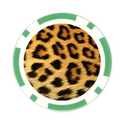 Cheetah Poker Chip Card Guard from ArtsNow.com Front