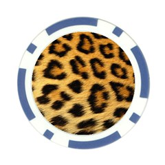 Cheetah Poker Chip Card Guard from ArtsNow.com Front