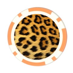 Cheetah Poker Chip Card Guard from ArtsNow.com Front