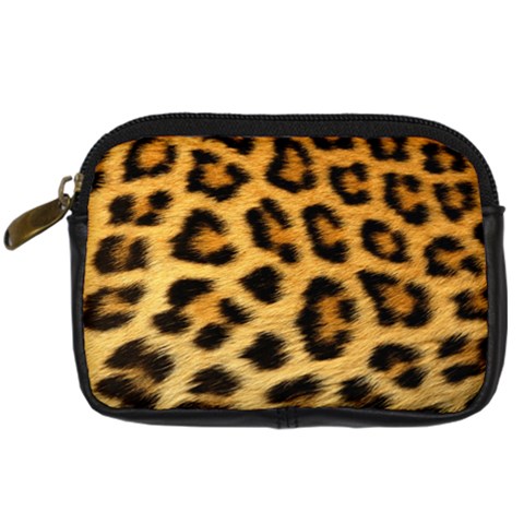 Cheetah Digital Camera Leather Case from ArtsNow.com Front