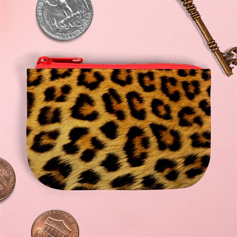 Cheetah Mini Coin Purse from ArtsNow.com Front