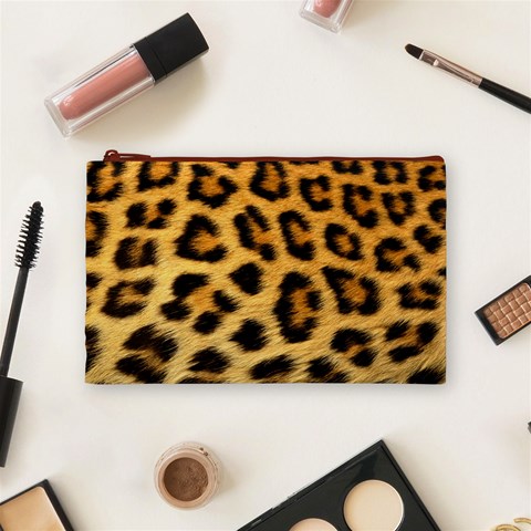 Cheetah Cosmetic Bag (Medium) from ArtsNow.com Front