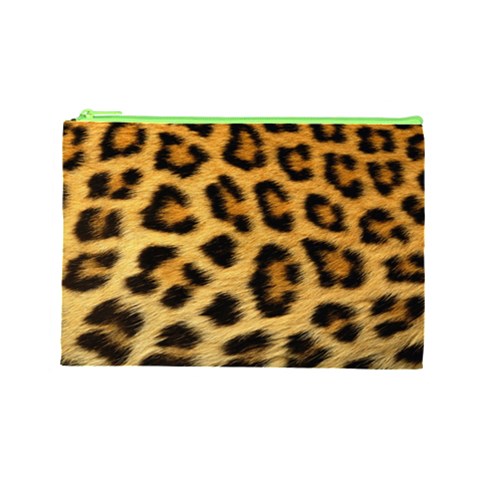 Cheetah Cosmetic Bag (Large) from ArtsNow.com Front