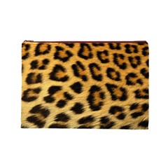 Cheetah Cosmetic Bag (Large) from ArtsNow.com Front