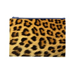 Cheetah Cosmetic Bag (Large) from ArtsNow.com Front