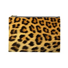 Cheetah Cosmetic Bag (Large) from ArtsNow.com Front