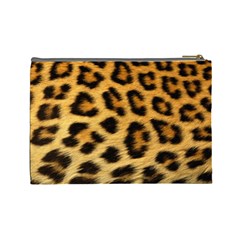 Cheetah Cosmetic Bag (Large) from ArtsNow.com Back