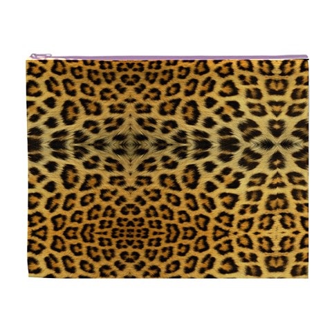 Cheetah Cosmetic Bag (XL) from ArtsNow.com Front