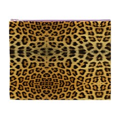 Cheetah Cosmetic Bag (XL) from ArtsNow.com Front