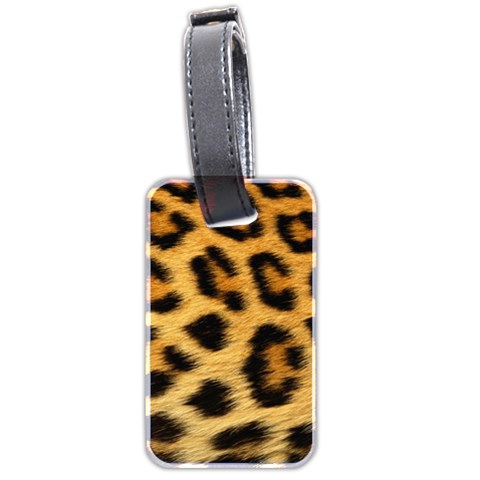 Cheetah Luggage Tag (two sides) from ArtsNow.com Front