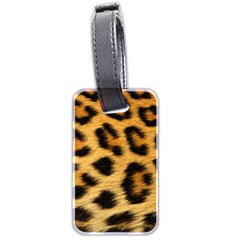 Cheetah Luggage Tag (two sides) from ArtsNow.com Front