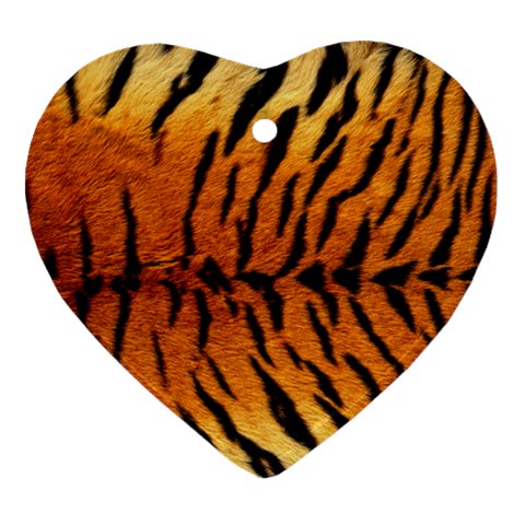 Tiger Ornament (Heart) from ArtsNow.com Front