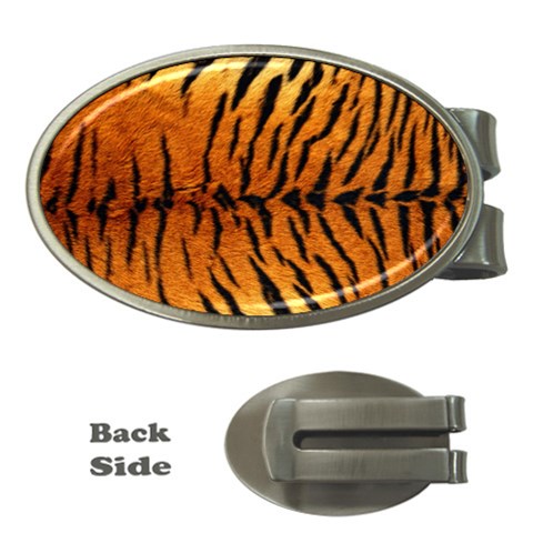 Tiger Money Clip (Oval) from ArtsNow.com Front